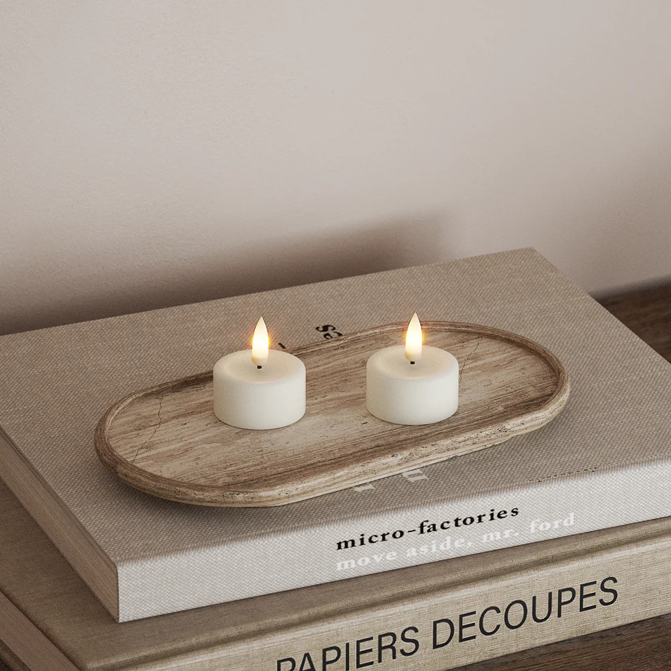 Deluxe Homeart LED Waxinelichtjes 2 pc's. Wit