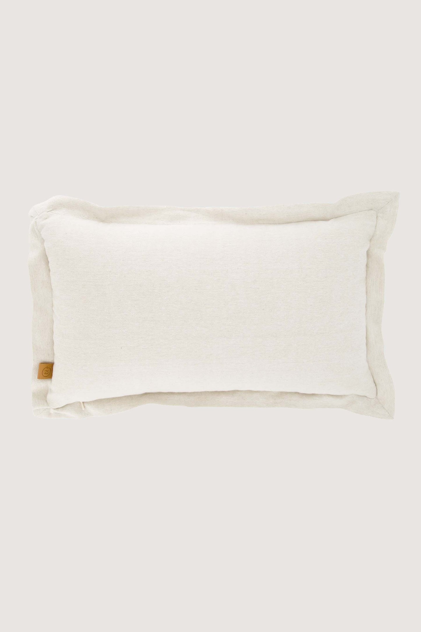 Zusss kussen bloem kralen - Zand / wit