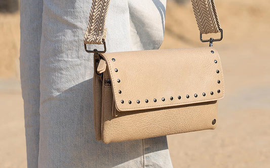 Khaki schoudertasje San Martin
