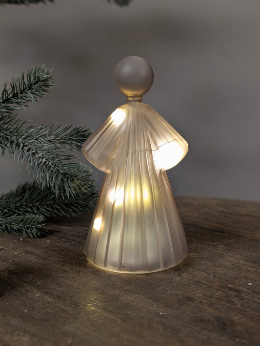Led engel glas 10x18 - Taupe