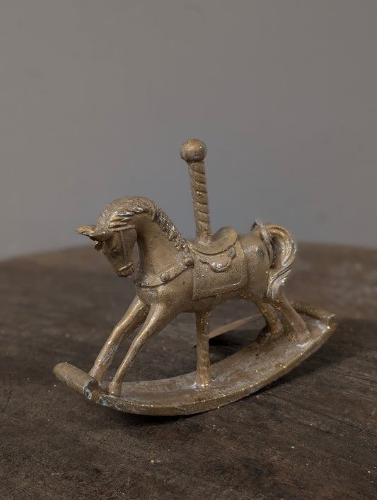 Hobbelpaard 15.5x3.5x13 - Goud