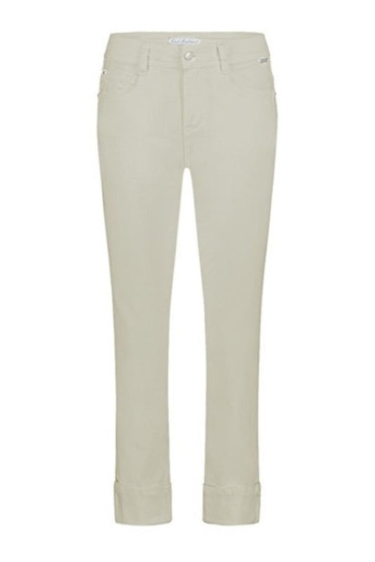 Kate Red Button denim & embroid - Pearl