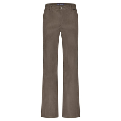 Red Button Claudette Pinstripe Rib L33 - Mud