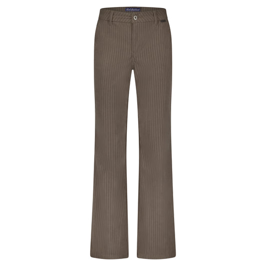 Red Button Claudette Pinstripe Rib L33 - Mud
