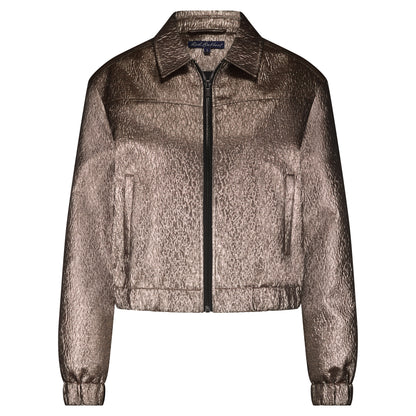 Red Button Bomber Metallic - Coppergold