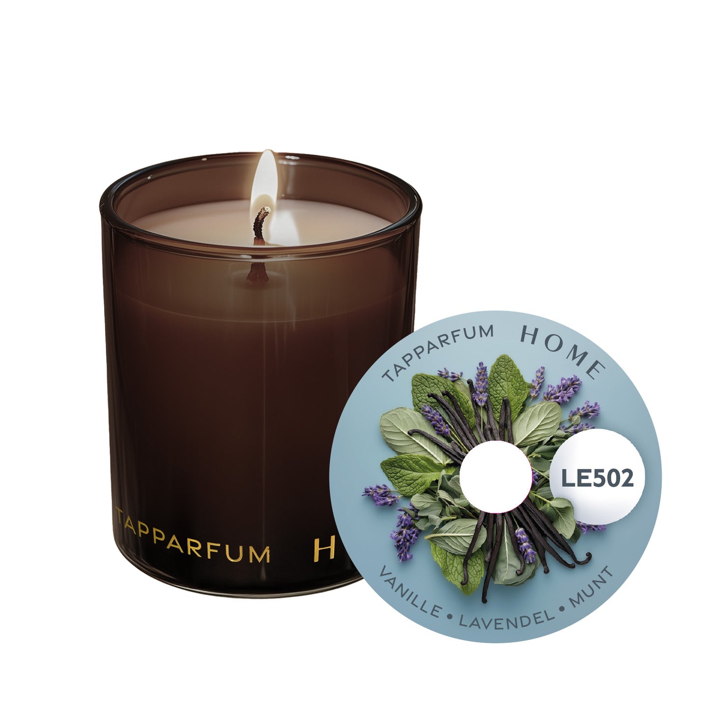 TapParfum HOME Geurkaars LE502 - Lavendel & Sandelhout