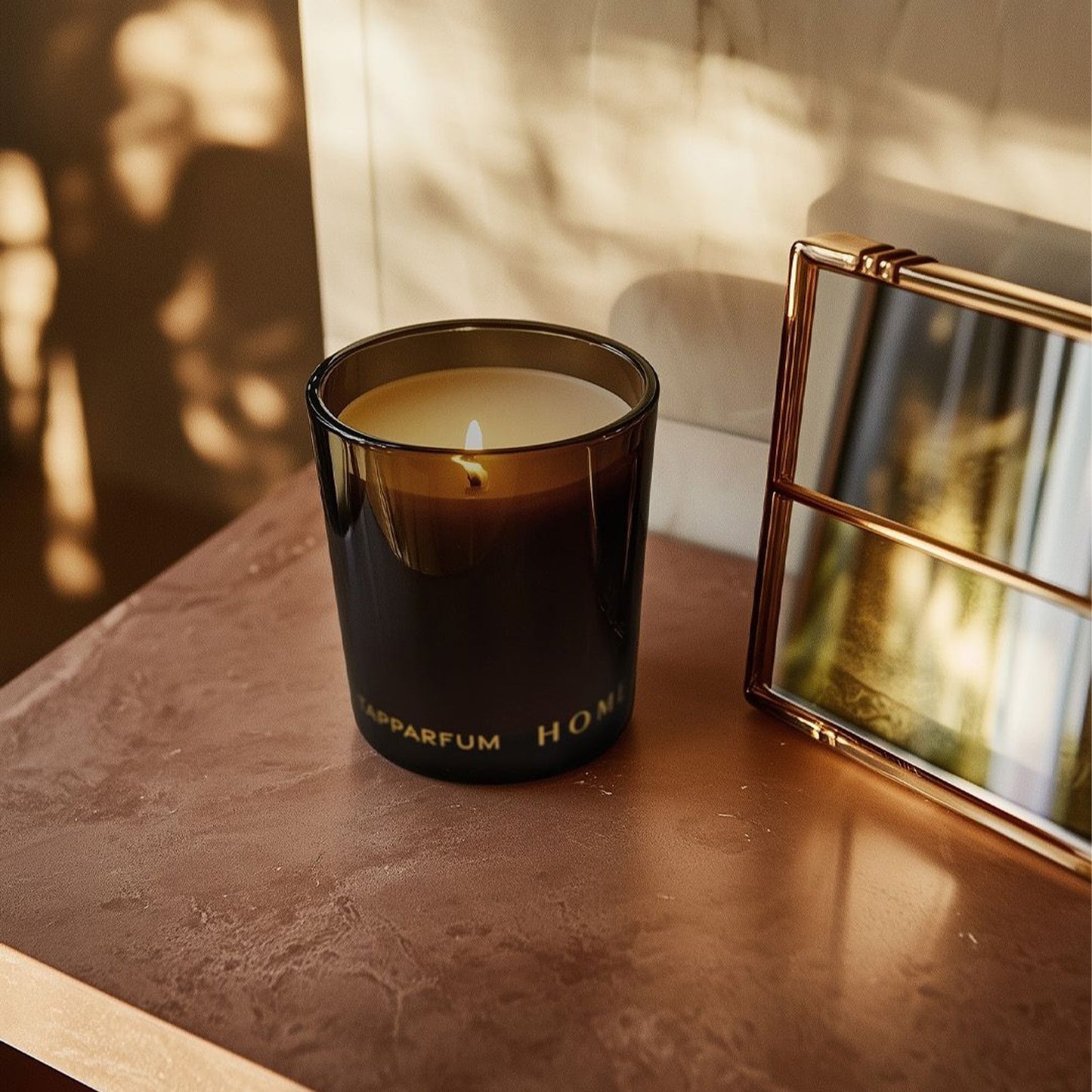 TapParfum HOME Geurkaars LE101 - Kaneel, Leder & Amber