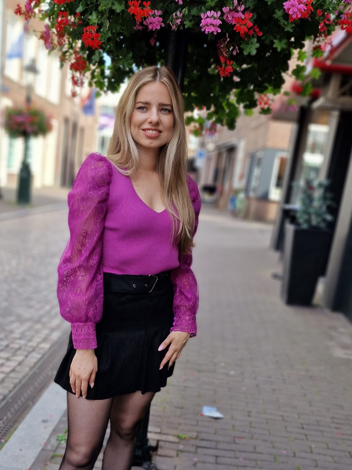 Korte suede look rokjes - Zwart