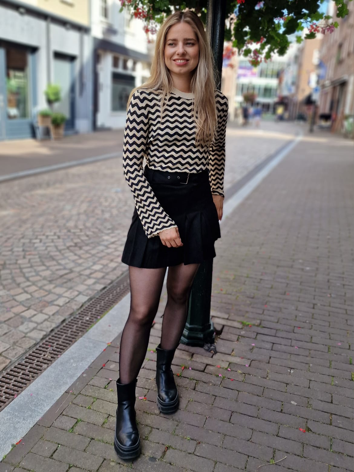 Korte suede look rokjes - Zwart