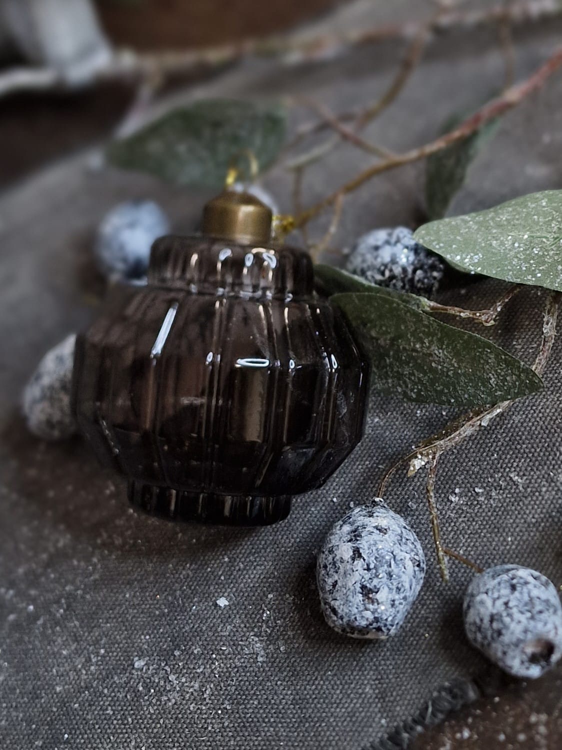 Kerstbal Ornament - Zwart