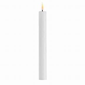 White LED dinner candle 7,5x24 set van 2