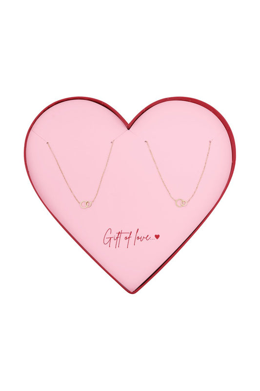 Gift of love Stainless steel Infinity Kettingen - Goud kleur