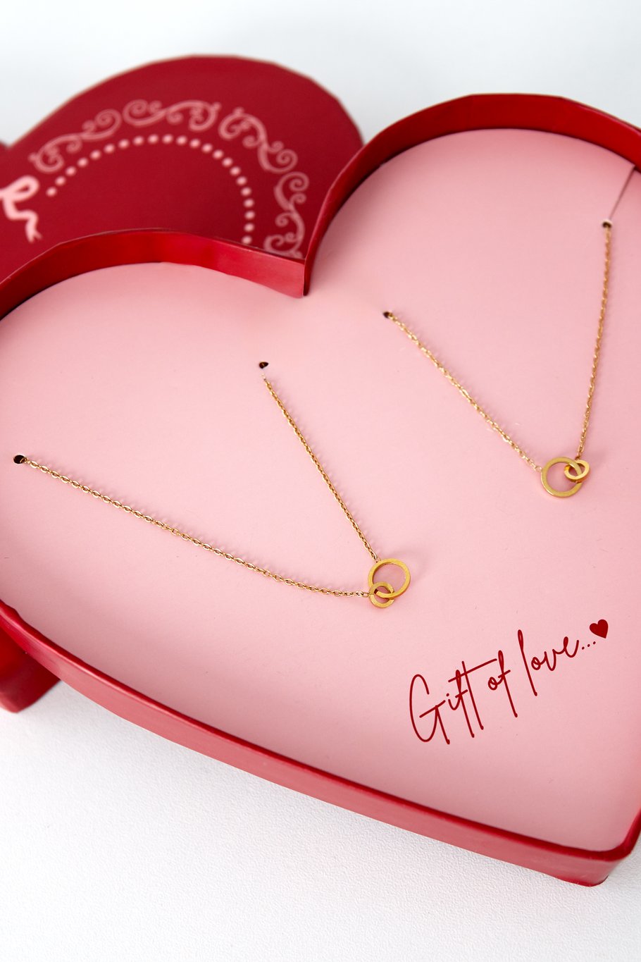 Gift of love Stainless steel Infinity Kettingen - Goud kleur