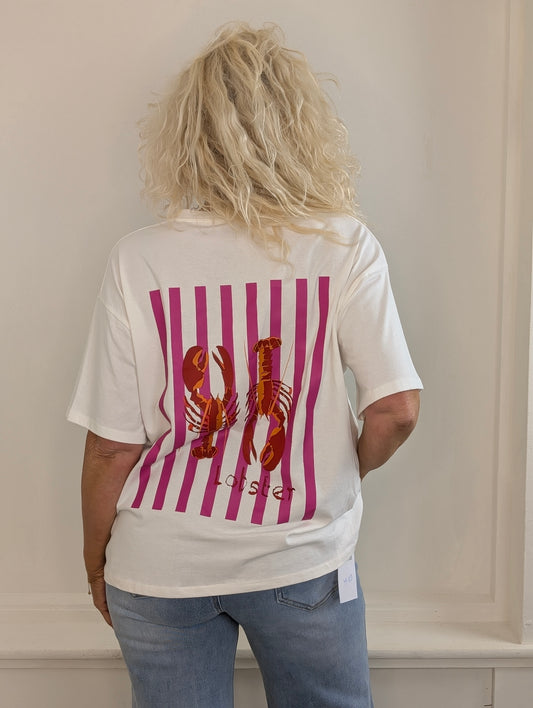 Shirt lobster - Wit mix