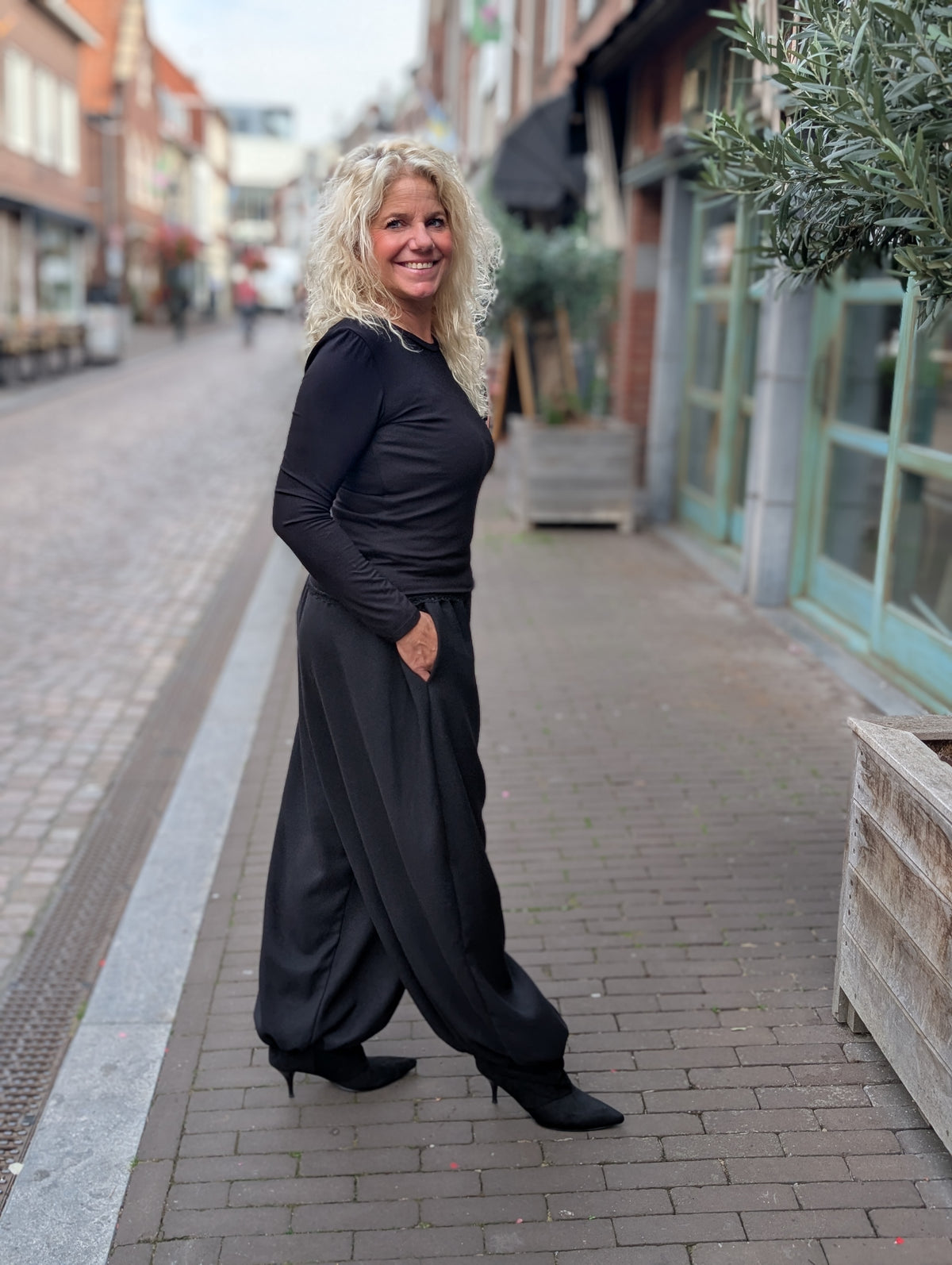 Laysi ballon broek - Zwart