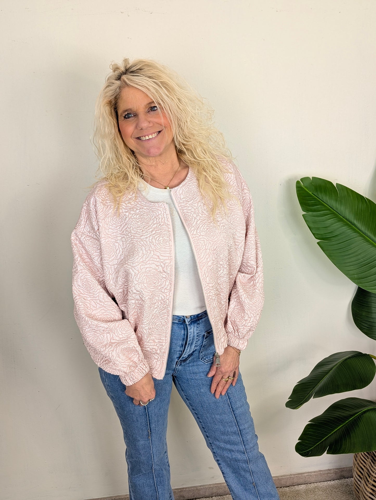 Rose bloom bomber - Roze