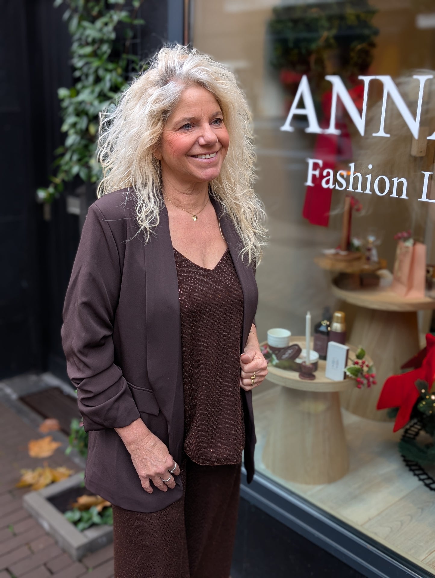 Blazer Sanne - Bruin