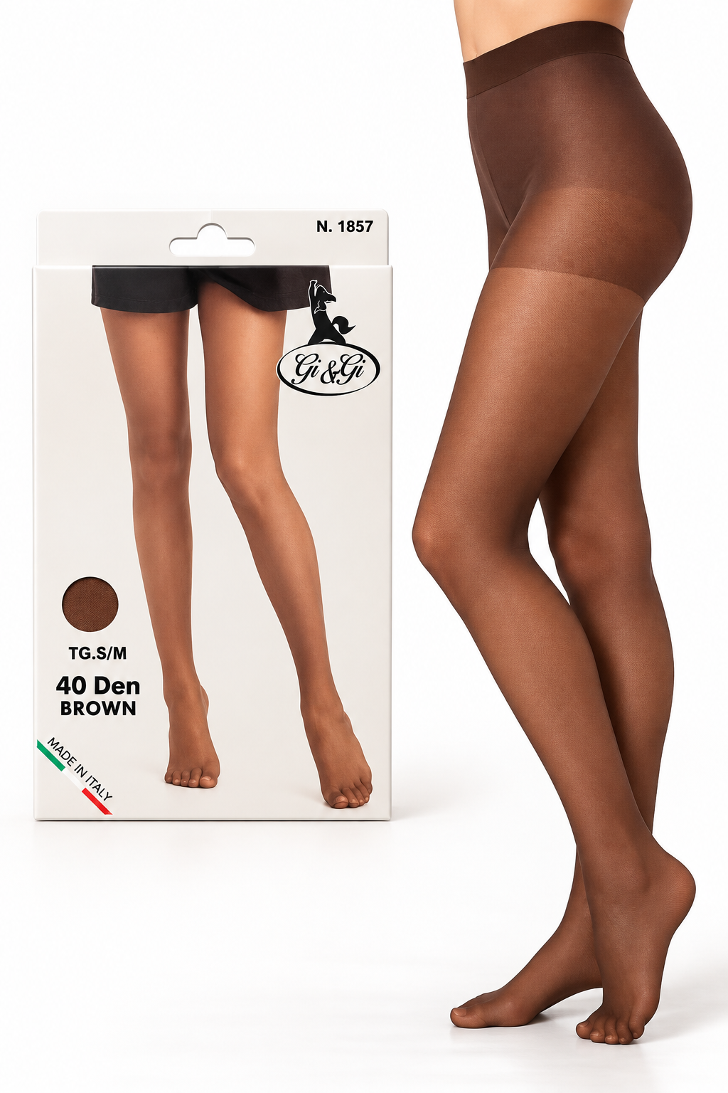 Bruine 40 Den panty