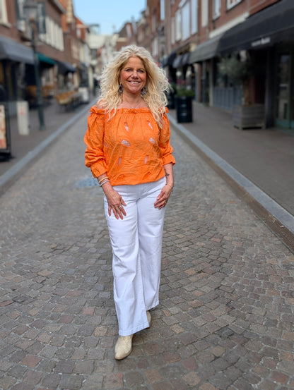 Boho blouse Lena - Oranje
