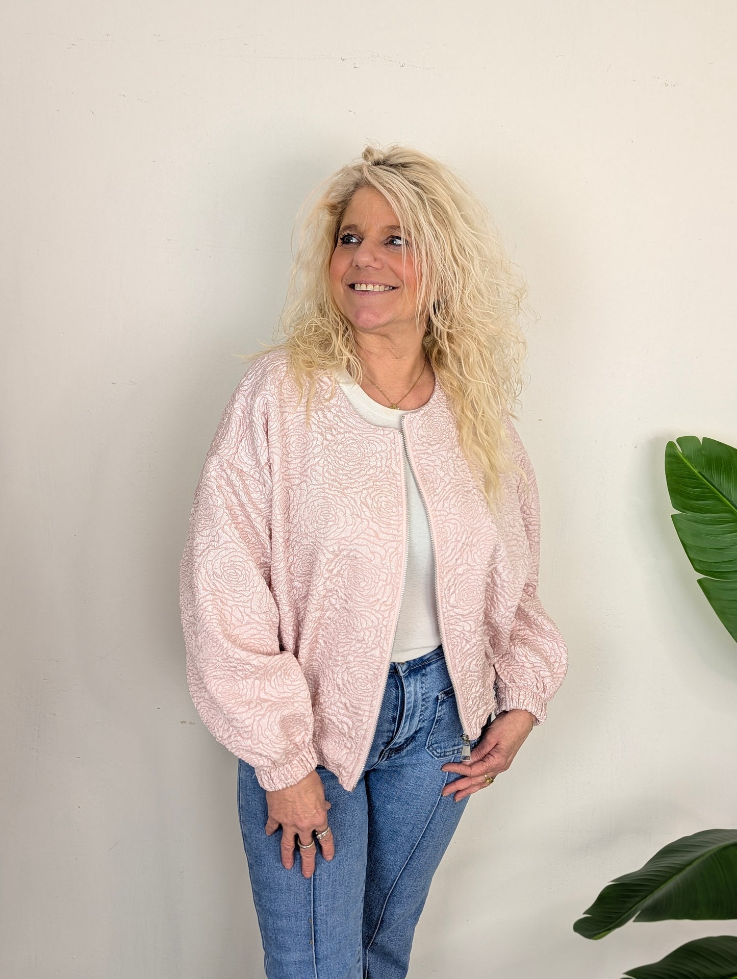 Rose bloom bomber - Roze