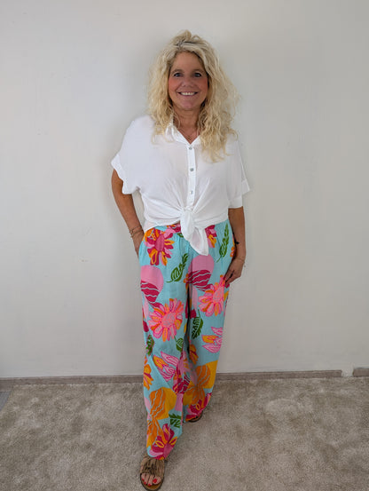 Tiffany boho broek - Mint groen
