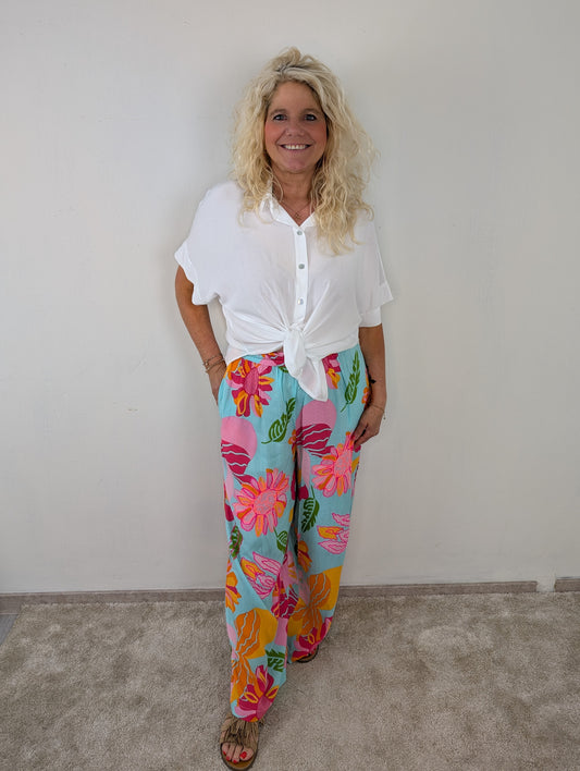 Tiffany boho broek - Mint groen