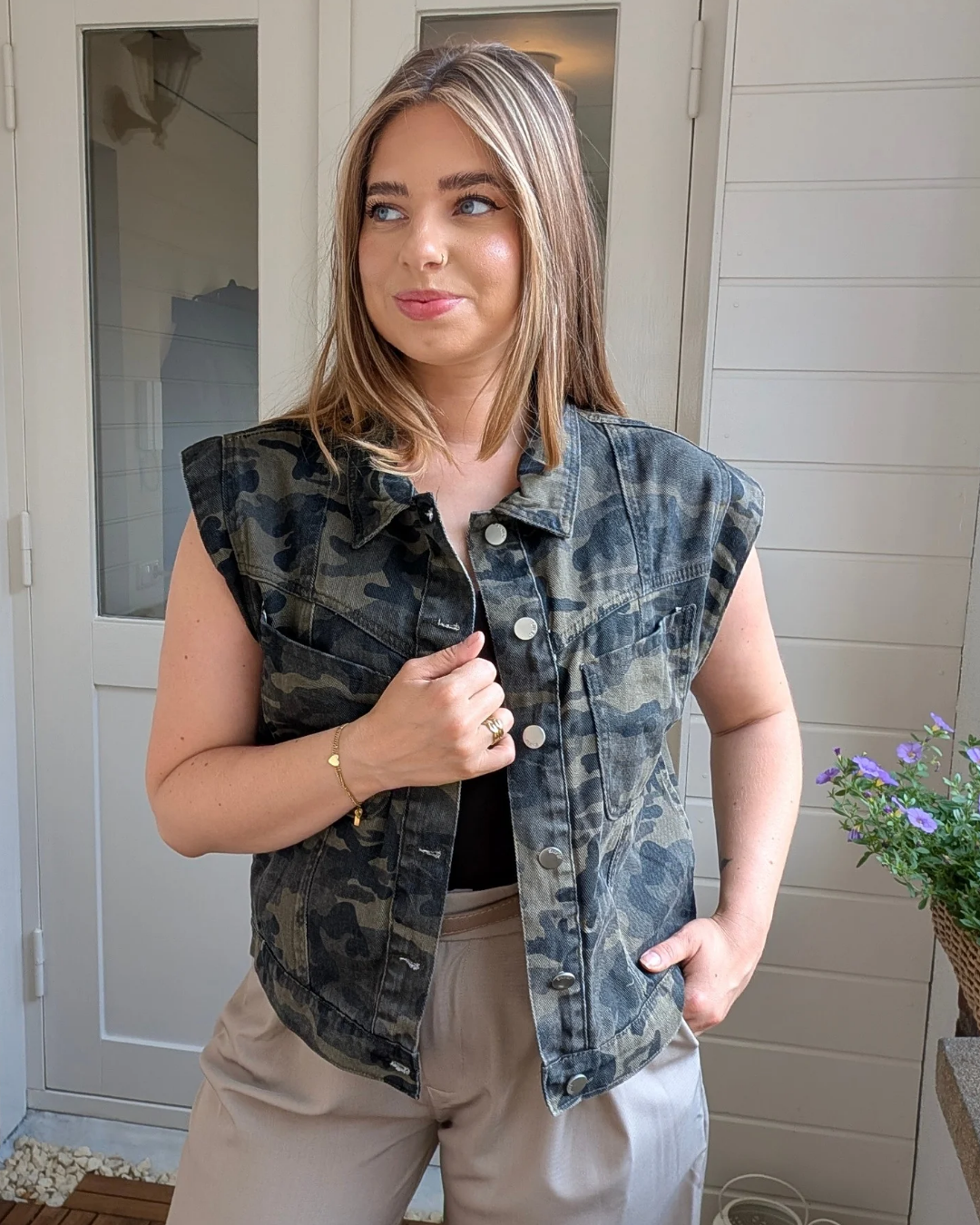 Jenny Gilet - Camouflage