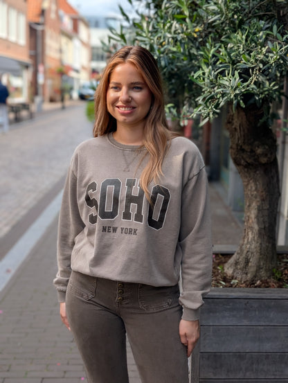 SOHO Sweater - Washed brown