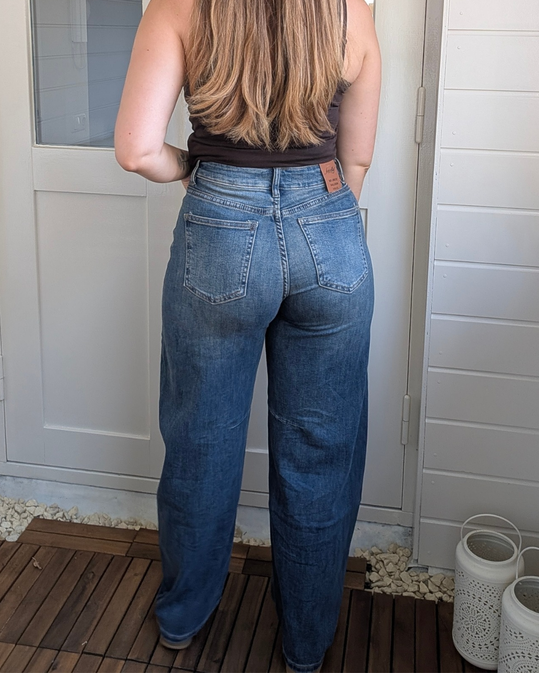 Jewelly Balloon jeans - Blue Washed