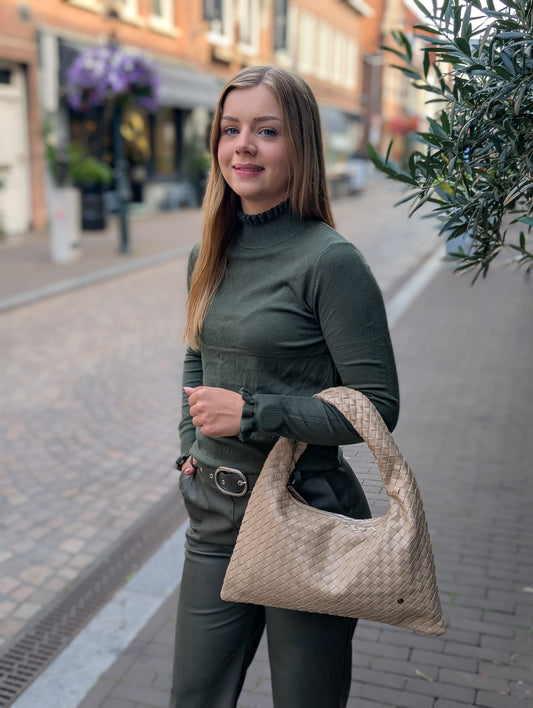 Maaike coll trui - Groen