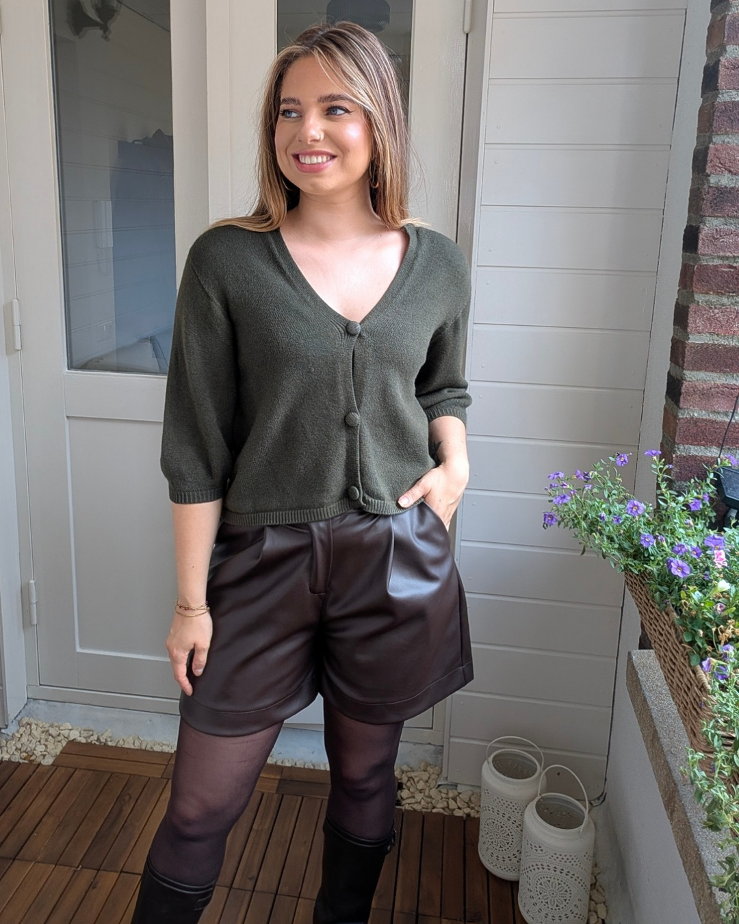 Vest Shanna - Army groen