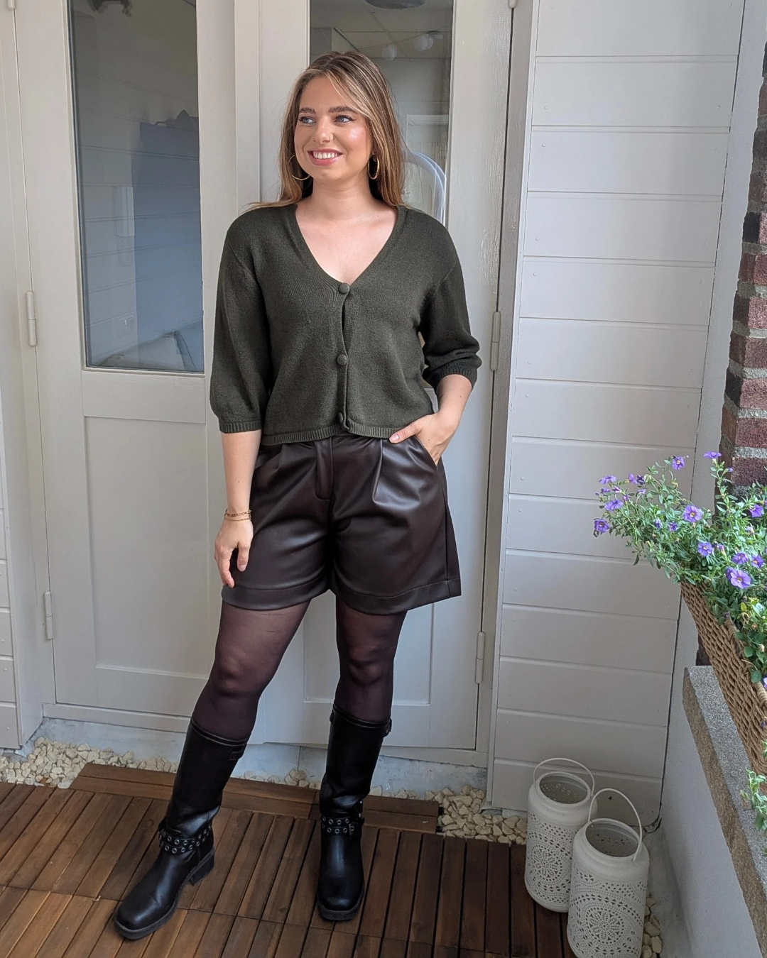 Vest Shanna - Army groen
