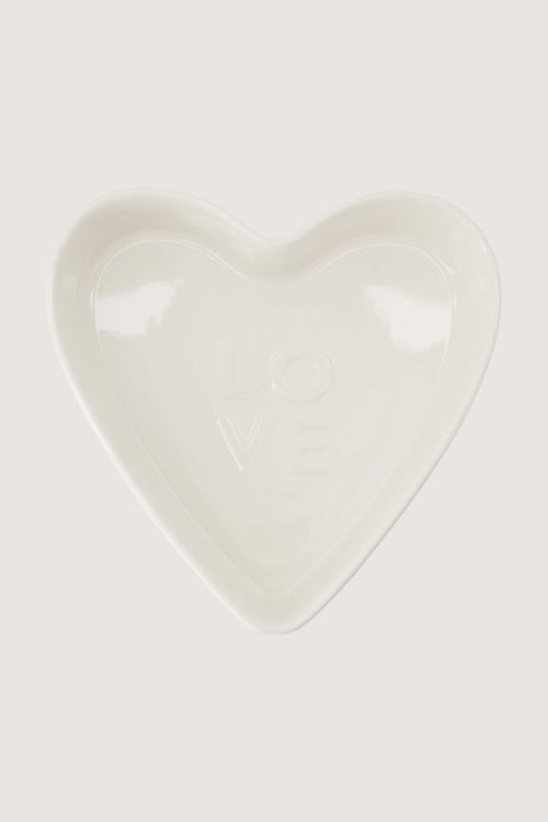 Zusss ovenschaal keramiek hartvorm love groot