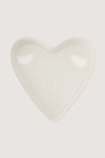 Zusss ovenschaal keramiek hartvorm love groot