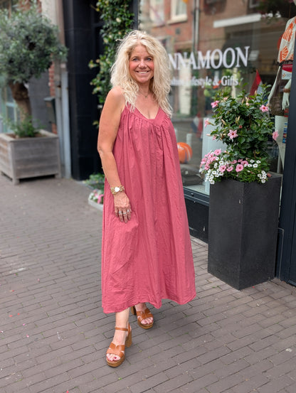 Katoenen jurk Isabel - Blush