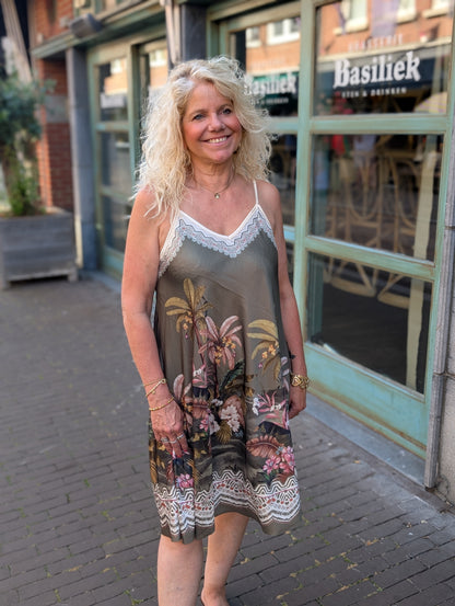 Safari dress - Groen