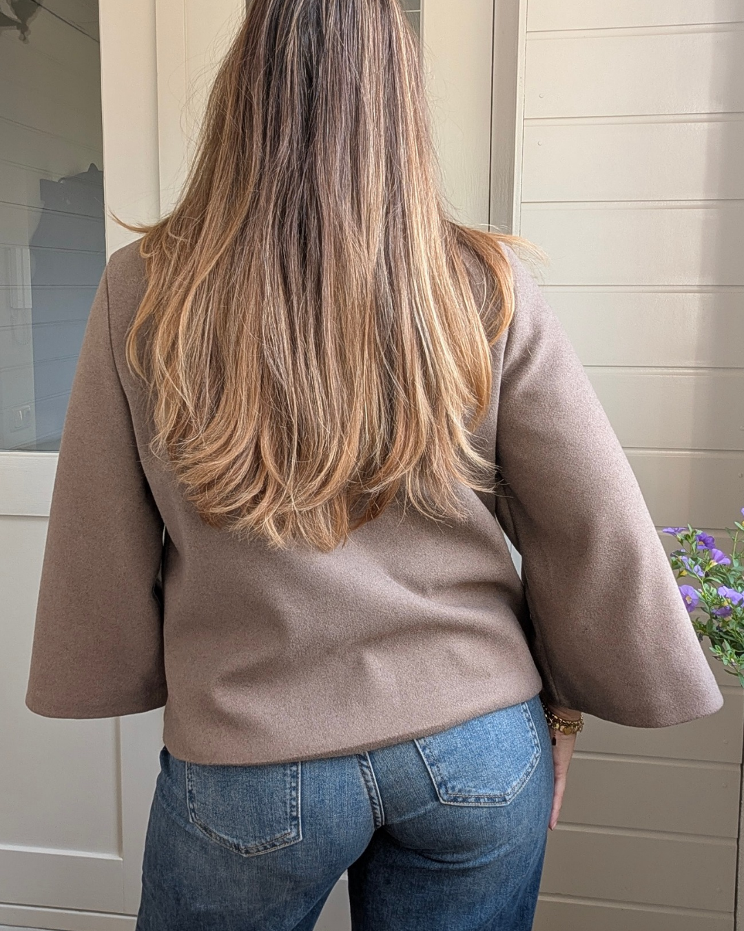 Teske tussenjas - Warm Taupe