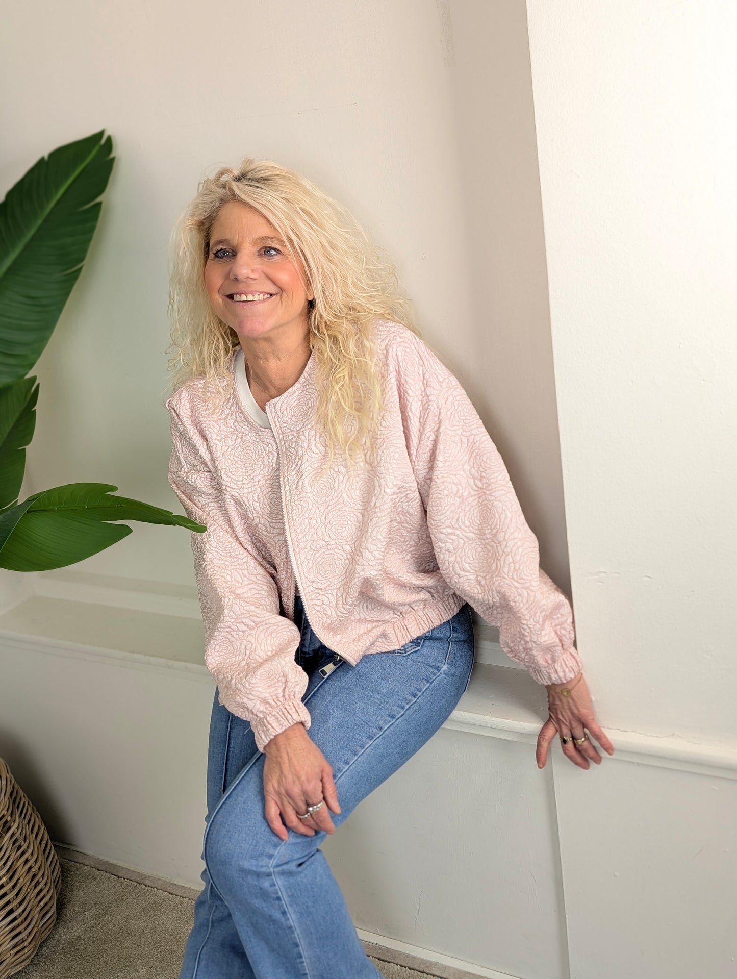 Rose bloom bomber - Roze