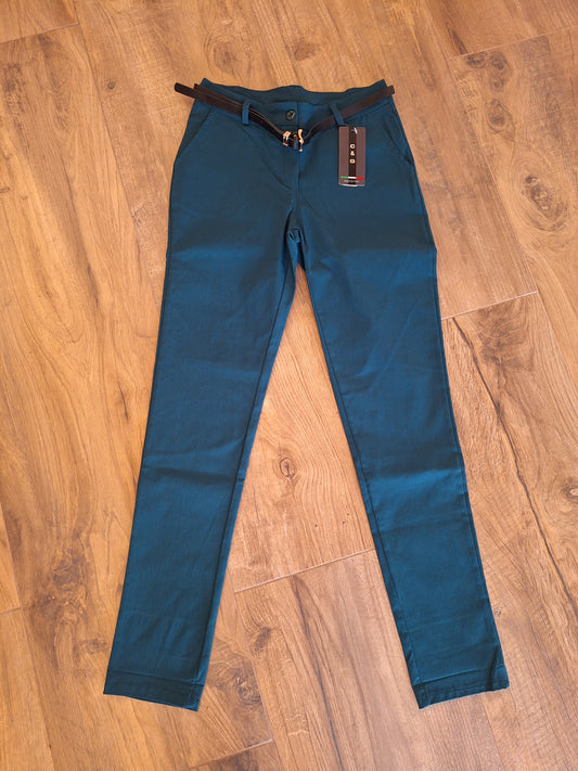 Basic pantalon Juul - Petrol