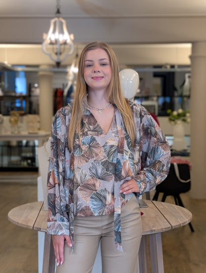 Norah blouse - Multi/Goud