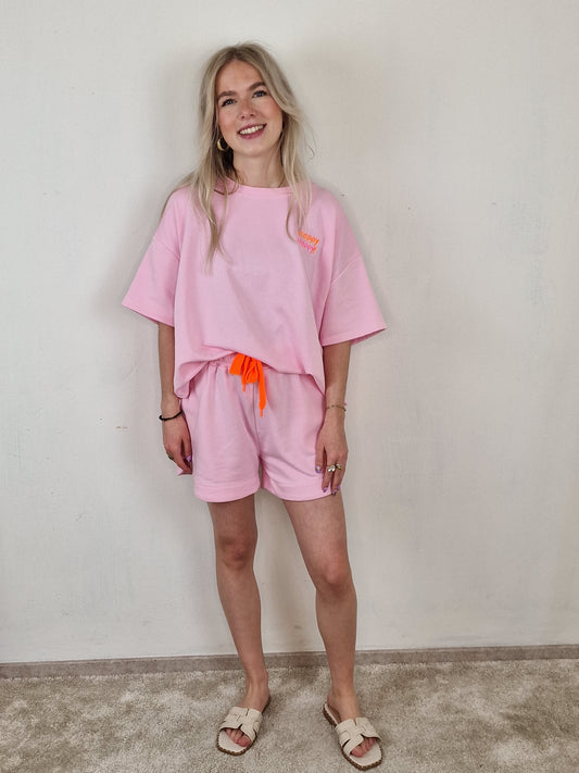 Happy short - Roze/Oranje