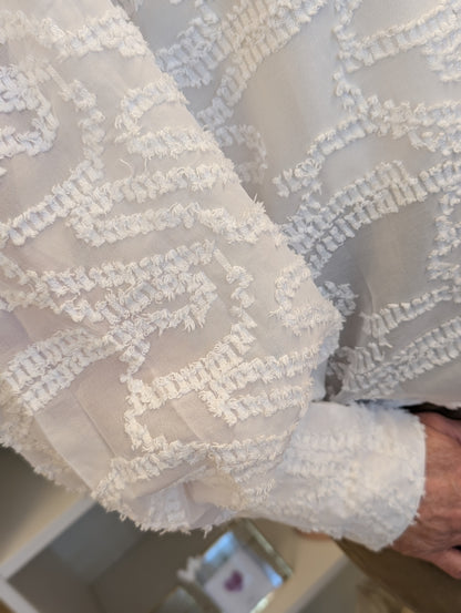 Detail blouse Floortje - Wit