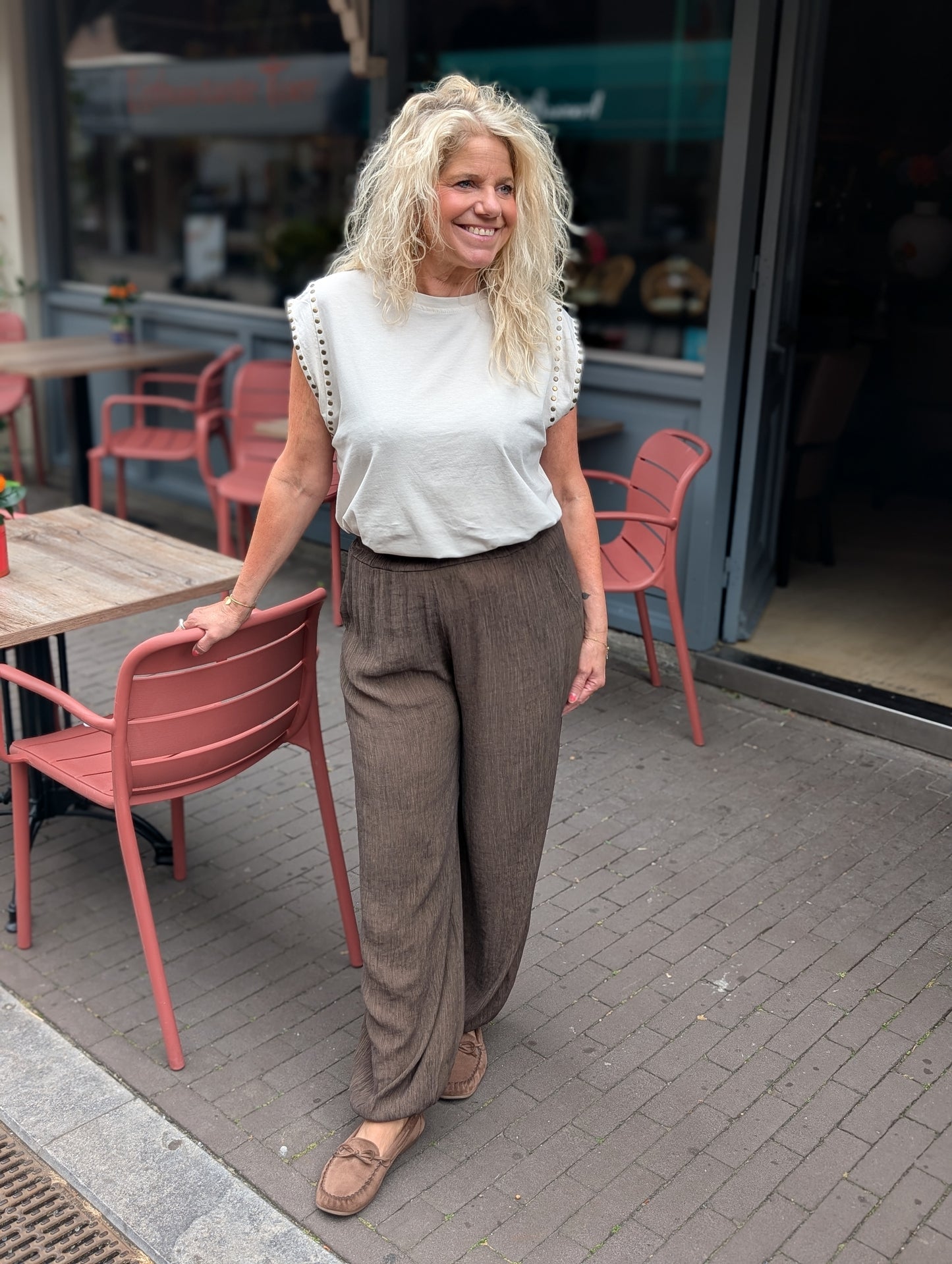 Bibara ballon broek - Bruin