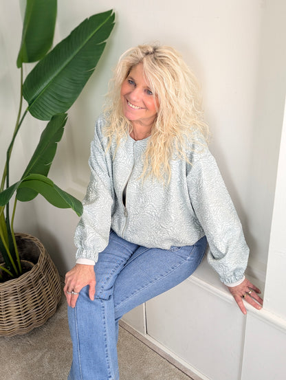 Rose bloom bomber - Mint