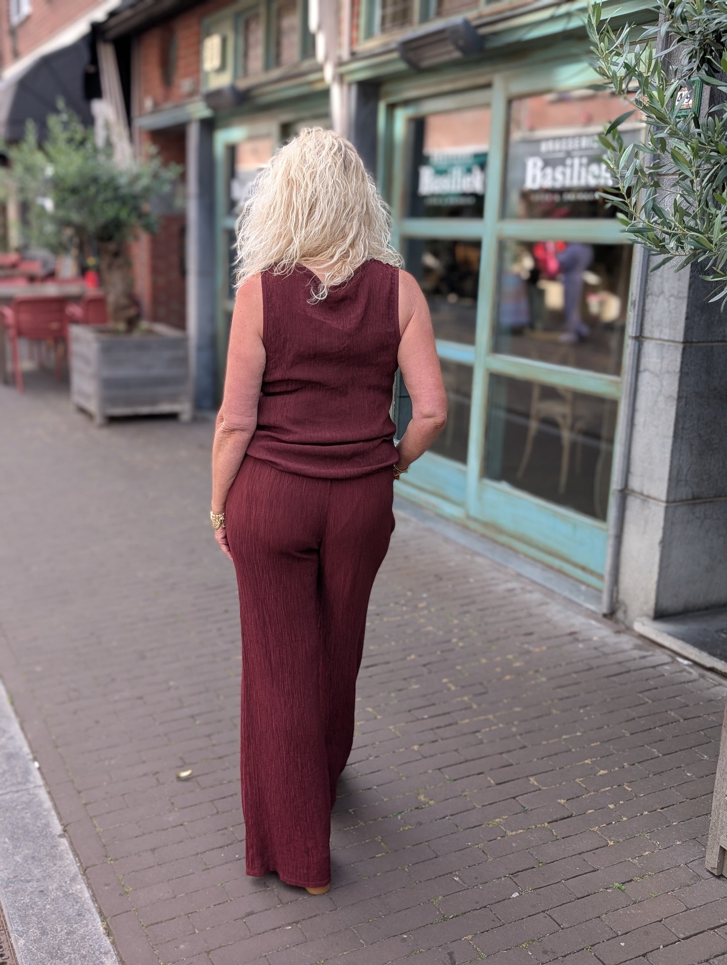 Bibara broek - Bordeaux