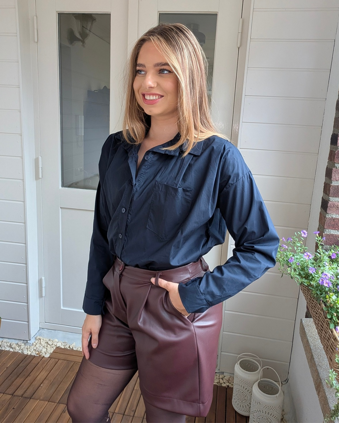 Blouse Kiki - Donkerblauw