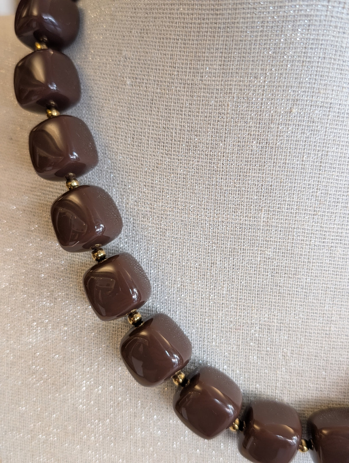 Boyce kralen ketting - Bruin