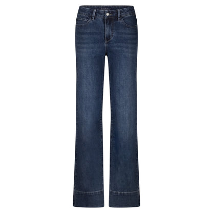 Red Button Claudette dark blue used highrise- regular fit - wide leg