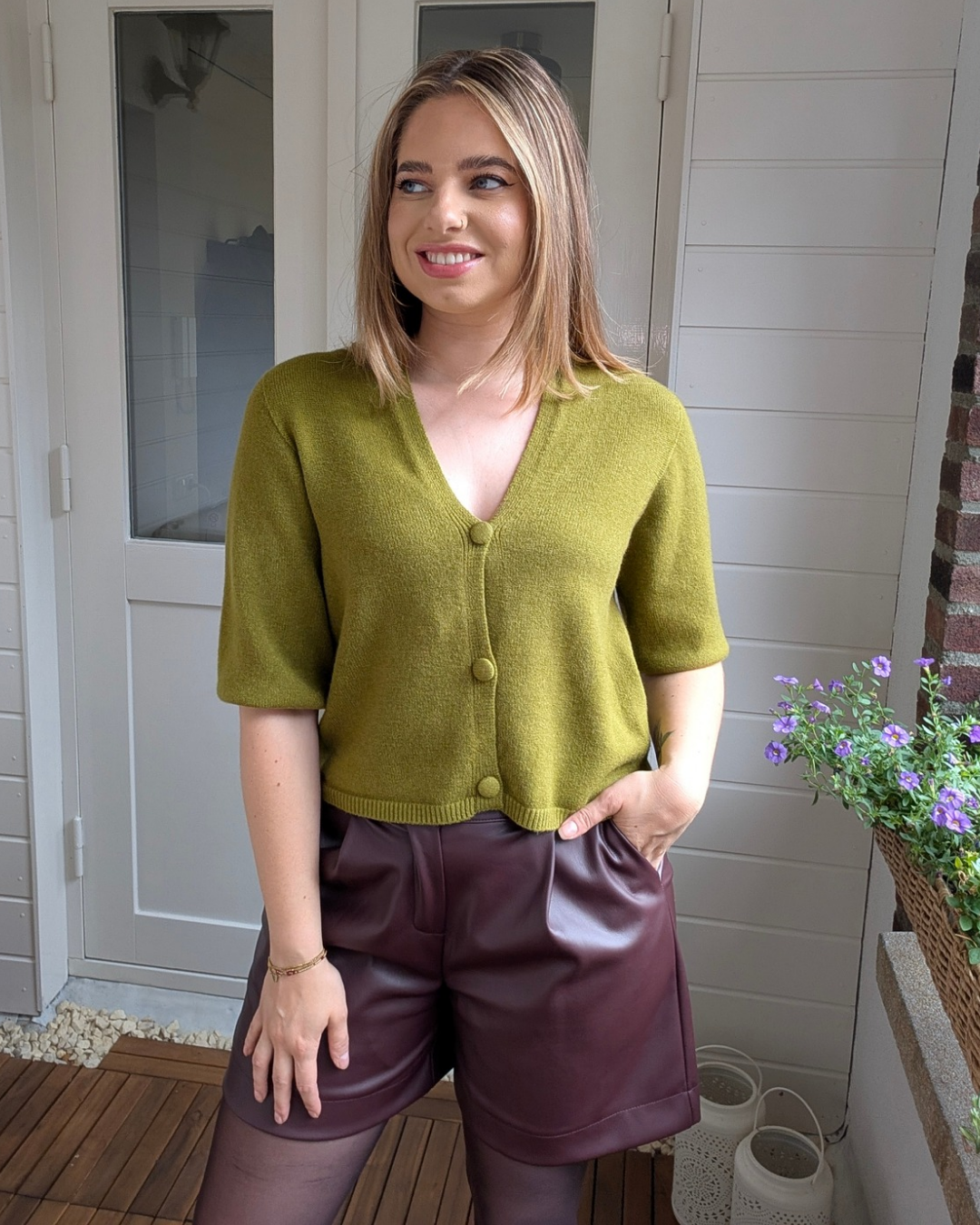 Vest Shanna - Mosgroen