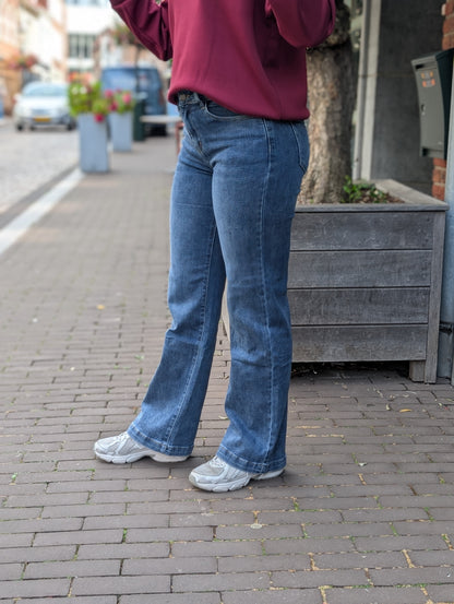 Wide Leg denim Amelia - Denim Blue